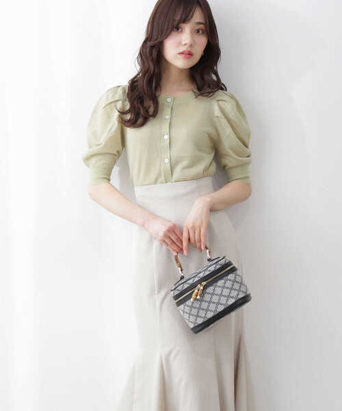 PROPORTION BODY DRESSING（プロポーションボディドレッシング）の「シアーラメ２Ｗａｙニットプルオーバー / 1212170902（ニット/セーター・レディース・ライトグリーン/パープル/ブルー・FREE）」の21枚目の写真