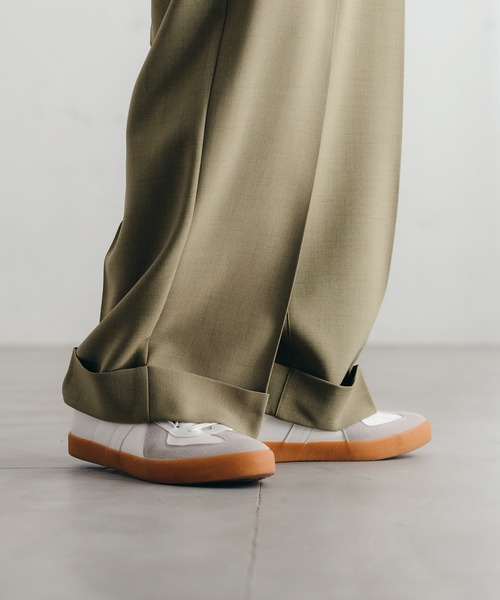 パンツ ROLL ROLLUP WIDE STRAIGHT PANTS/ロールアップワイドストレートパンツ