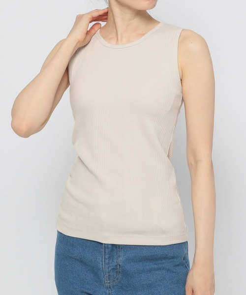 niko and...（ニコアンド）の「ルームDRY抗菌カップタンクトップ（タンクトップ・レディース・ブラック/ブラウン/アイボリー/チャコール/ピンク/オレンジ・MEDIUM/LARGE）」の19枚目の写真