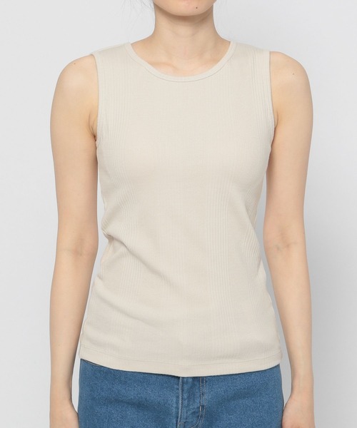 niko and...（ニコアンド）の「ルームDRY抗菌カップタンクトップ（タンクトップ・レディース・ブラック/ブラウン/アイボリー/チャコール/ピンク/オレンジ・MEDIUM/LARGE）」の20枚目の写真