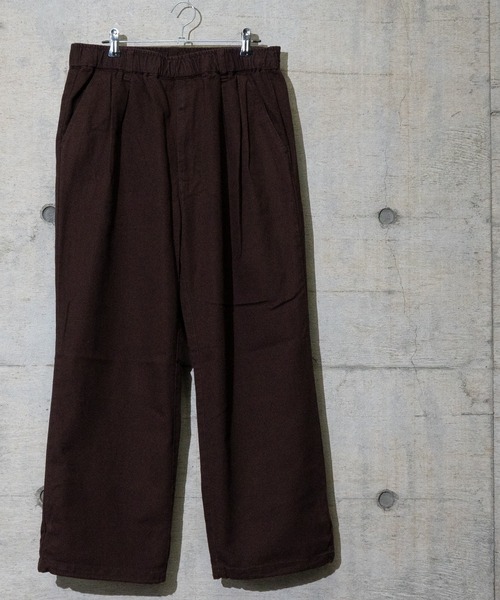 JOHN'S CLOSET(ジョンズクローゼット)の「【3】ストレッチツイル スケーター ワイドパンツ(チノパンツ・メンズ・ブラック/レッド/オレンジ/ブルー/グリーン/インディゴブルー/パープル/ブラウン・LARGE/MEDIUM/X-LARGE)」の3枚目の写真