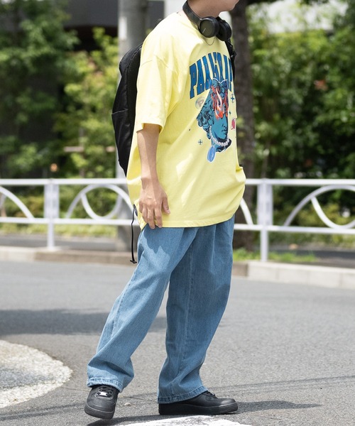 JOHN'S CLOSET(ジョンズクローゼット)の「【3】ストレッチツイル スケーター ワイドパンツ(チノパンツ・メンズ・ブラック/レッド/オレンジ/ブルー/グリーン/インディゴブルー/パープル/ブラウン・LARGE/MEDIUM/X-LARGE)」の15枚目の写真