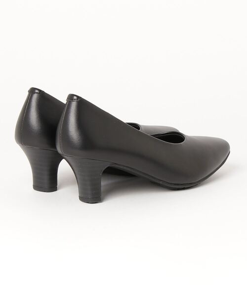 Lady worker（レディワーカー）の「5㎝ヒール 4E　ゆったりパンプス（パンプス・レディース・ブラック・22.5cm/23.5cm/24.5cm/23.0cm/24.0cm/25.0cm/22.0cm/21.5cm）」の2枚目の写真