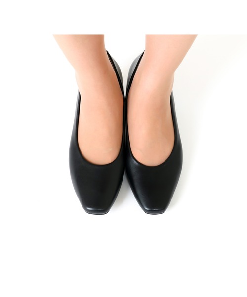 Lady worker（レディワーカー）の「5㎝ヒール 4E　ゆったりパンプス（パンプス・レディース・ブラック・22.5cm/23.5cm/24.5cm/23.0cm/24.0cm/25.0cm/22.0cm/21.5cm）」の8枚目の写真