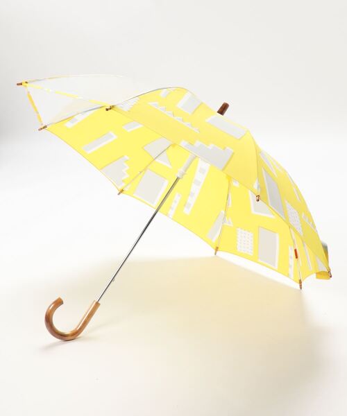 392 plusm（サンキューニプリュスエム）の「Umbrella Kids 50 - feeling - 790212（長傘・キッズ・ブラウン/イエロー/ブルー・50cm）」の3枚目の写真