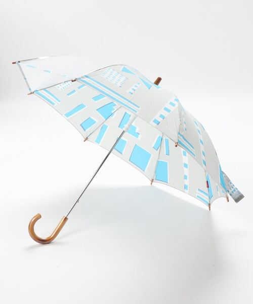 392 plusm（サンキューニプリュスエム）の「Umbrella Kids 50 - feeling - 790212（長傘・キッズ・ブラウン/イエロー/ブルー・50cm）」の2枚目の写真
