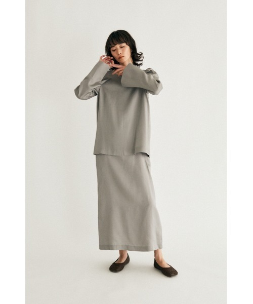 M_（エムアンダーバー）の「【M_】LAYERED ドレス（ワンピース・レディース・ライトブルー/ネイビー/グレー・2/1）」の11枚目の写真