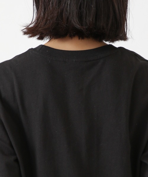 eyeye(アイアイ)の「eyeye/FLOWER PRINT T 2935079(Tシャツ/カットソー・レディース・ブラック/ホワイト・FREE)」の12枚目の写真