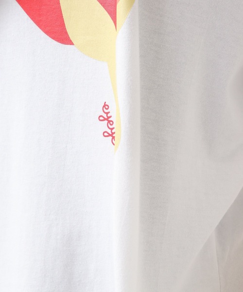 eyeye(アイアイ)の「eyeye/FLOWER PRINT T 2935079(Tシャツ/カットソー・レディース・ブラック/ホワイト・FREE)」の16枚目の写真