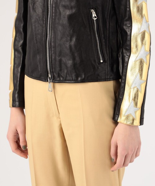 TOMORROWLAND （トゥモローランド）の「GOLDEN GOOSE DELUXE BRAND ライダースジャケット（ライダースジャケット・レディース・ブラック・XS/XXS）」の3枚目の写真
