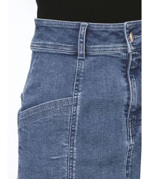 RESEXXY(リゼクシー)の「デニムシフォンスカート(デニムスカート・レディース・ブラック/ブルー/インディゴブルー・SMALL/MEDIUM)」の14枚目の写真