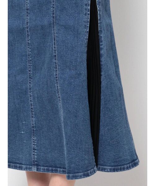 RESEXXY(リゼクシー)の「デニムシフォンスカート(デニムスカート・レディース・ブラック/ブルー/インディゴブルー・SMALL/MEDIUM)」の11枚目の写真
