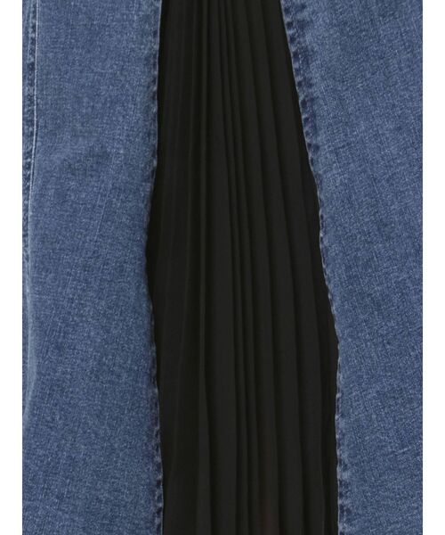 RESEXXY(リゼクシー)の「デニムシフォンスカート(デニムスカート・レディース・ブラック/ブルー/インディゴブルー・SMALL/MEDIUM)」の7枚目の写真