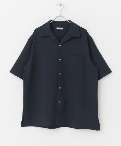 URBAN RESEARCH DOORS（アーバンリサーチドアーズ）の「ドライパナマオープンカラーシャツ（シャツ/ブラウス・メンズ・グリーン/グレー/ネイビー・MEDIUM/LARGE）」の20枚目の写真