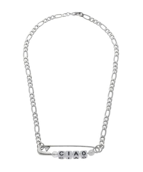 jouetie（ジュエティ）の「セーフティピンロゴネックレス（ネックレス・レディース・シルバー/ゴールド・FREE）」の4枚目の写真