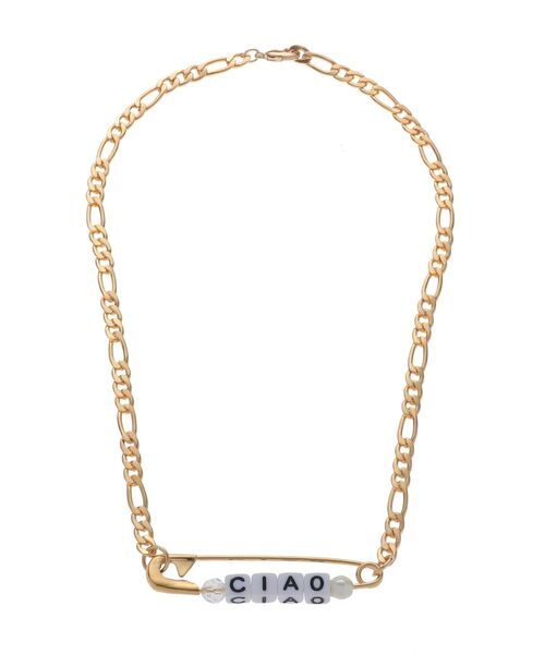 jouetie（ジュエティ）の「セーフティピンロゴネックレス（ネックレス・レディース・シルバー/ゴールド・FREE）」の13枚目の写真