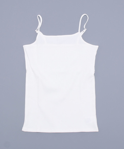 ＡＮＤＪ（アンドジェイ）の「2WAY楊柳シフォントップス＆リブキャミソール2枚セット（Tシャツ/カットソー・レディース・グリーン系その他/ブラック/ベージュ系その他/パープル・M）」の14枚目の写真