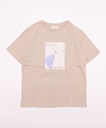 Te chichi TERRASSE | ドローイングアートプリントTシャツ(Tシャツ/カットソー)