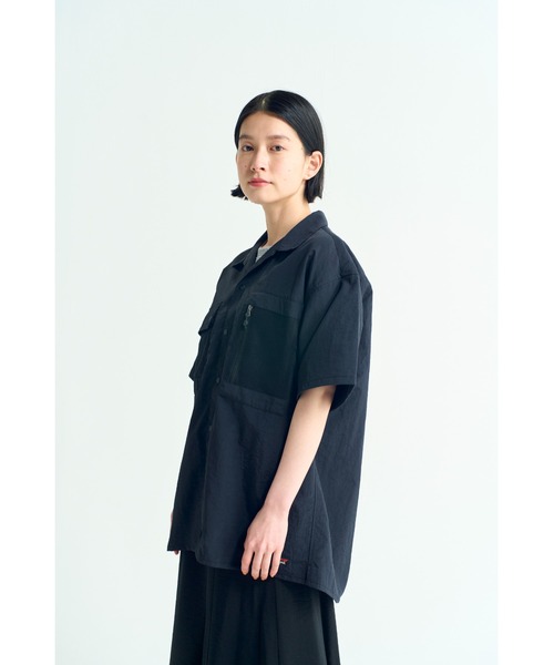新品 NANGA ナンガ ナイロン タッサー オープンカラー シャツ JP:XL 新品 NANGA ナンガ ナイロン タッサー オープンカラー シャツ JP