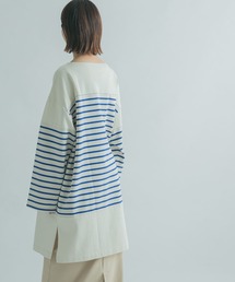 FORK&SPOON | FORK&SPOON 切替ボーダーワンピース(チュニック)