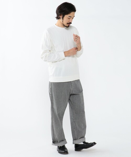 BEAMS PLUS（ビームスプラス）の「BEAMS PLUS / ヒッコリー ペインター パンツ（その他パンツ・メンズ・インディゴブルー/ブラック・L/M/XL/S）」の7枚目の写真