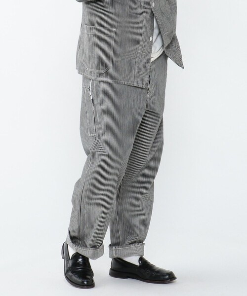 BEAMS PLUS（ビームスプラス）の「BEAMS PLUS / ヒッコリー ペインター パンツ（その他パンツ・メンズ・インディゴブルー/ブラック・L/M/XL/S）」の9枚目の写真