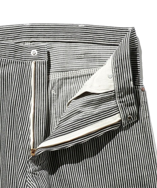 BEAMS PLUS（ビームスプラス）の「BEAMS PLUS / ヒッコリー ペインター パンツ（その他パンツ・メンズ・インディゴブルー/ブラック・L/M/XL/S）」の17枚目の写真