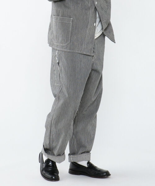 BEAMS PLUS（ビームスプラス）の「BEAMS PLUS / ヒッコリー ペインター パンツ（その他パンツ・メンズ・インディゴブルー/ブラック・L/M/XL/S）」の2枚目の写真