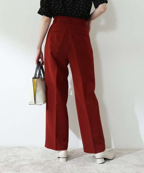 N.(N. Natural Beauty Basic)(エヌエヌナチュラルビューティーベーシック)の「【S Size Line】◆TRベルト付ワイドパンツ(その他パンツ・レディース・グレー/レッド/モカ・SMALL/MEDIUM)」の10枚目の写真