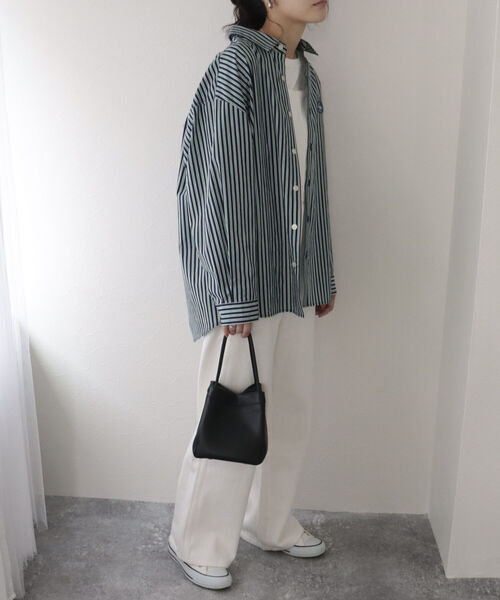 fredy emue（フレディエミュ）の「ボックス　ミニバッグ（トートバッグ・レディース・ライトブルー/ブラック/ミント/キナリ・FREE）」の16枚目の写真