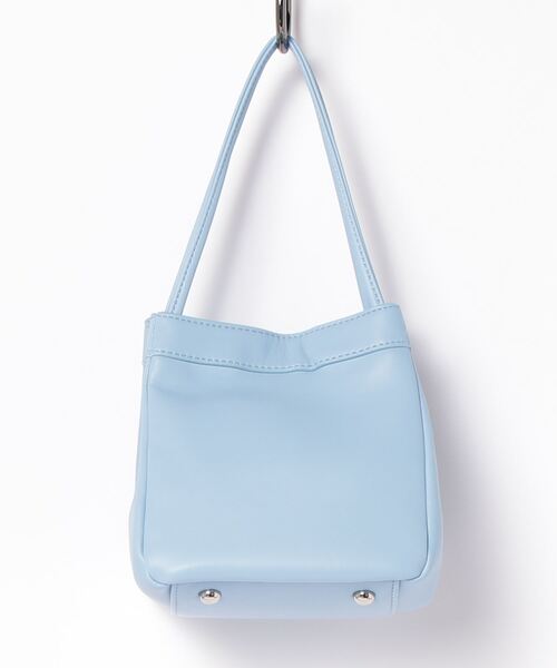 fredy emue（フレディエミュ）の「ボックス　ミニバッグ（トートバッグ・レディース・ライトブルー/ブラック/ミント/キナリ・FREE）」の14枚目の写真