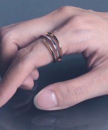 YArKA（ヤーカ）の「【YArKA/ヤーカ】】triangle irregular twist ring/トライアングル 不規則 捻りリング silver925（リング）」