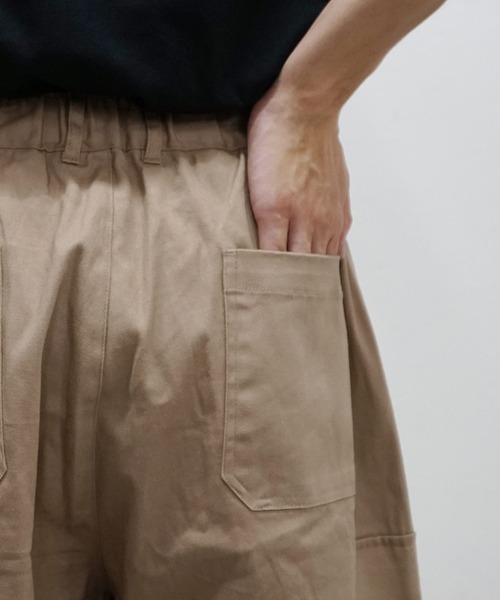 MinoriTY（マイノリティ）の「【MinoriTY】スーパーワイドカーゴパンツ ワイドパンツ ミリタリーパンツ ワークパンツ メンズ 秋服（カーゴパンツ・メンズ・ホワイト/ブラック/カーキ/ベージュ・M/L/XL）」の7枚目の写真
