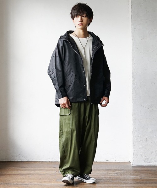 MinoriTY】スーパーワイドカーゴパンツ ワイドパンツ ミリタリー