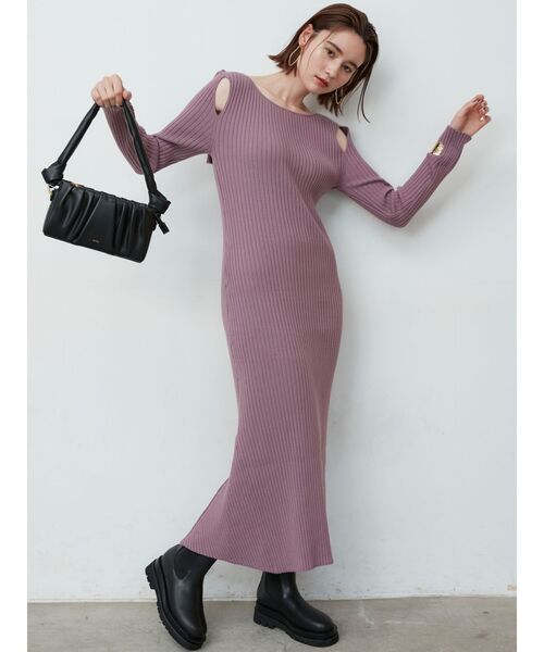 JW PEI（ジェイダブリューペイ）の「【JWPEI】Mila Shoulder Bag（ハンドバッグ・レディース・ブラック/パープル・FREE）」の5枚目の写真