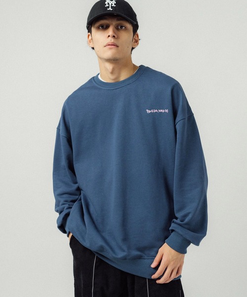 Ressaca(レサーカ)の「バックプリント ワンポイントロゴ クルーネックスウェット(スウェット・メンズ・ホワイト/ブラック/ブルー・XL/XXL/M/L)」の18枚目の写真