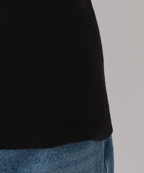 A part by（アパートバイ）の「12GPEスクエアノースリーブプルオーバー 124297（タンクトップ・レディース・ブラック/カーキ/アイボリー/ライトブラウン・FREE）」の16枚目の写真