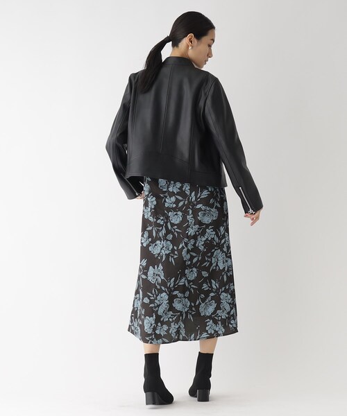 OPAQUE.CLIP（オペークドットクリップ）の「◆シンセティックレザー ライダースジャケット（ライダースジャケット・レディース・ブラック・40/38/42/36/34）」の11枚目の写真