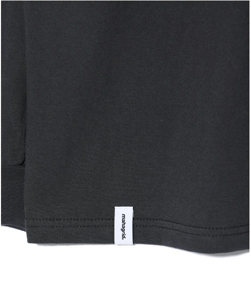 【mahagrid】22FW★ STITCH COLLEGE LOGO LS TEE org.jpg