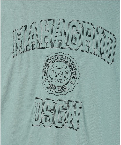 【mahagrid】22FW★ STITCH COLLEGE LOGO LS TEE mahagrid/マハグリッド』STITCH COLLEGE LOGO LS TEE/ステッチ