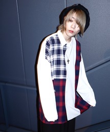AFYF | AFYFQUAD BIG SHIRT/ビッグシルエット クワッド ビッグシャツ(シャツ/ブラウス)