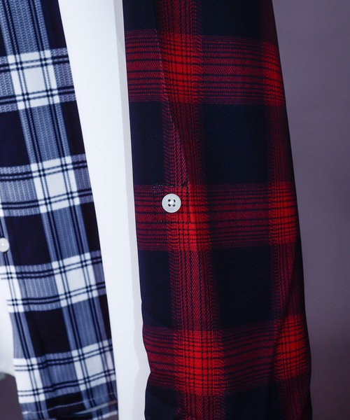 AFYF（エーエフワイエフ）の「AFYFQUAD BIG SHIRT/ビッグシルエット クワッド ビッグシャツ（シャツ/ブラウス・メンズ・ホワイト/ブラック/レッド・FREE）」の14枚目の写真