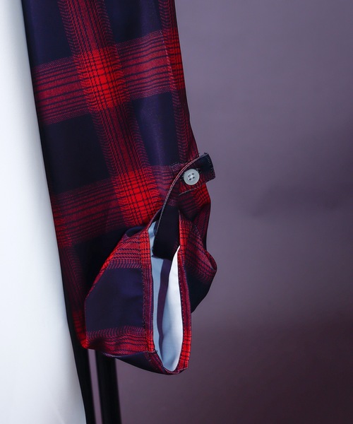 AFYF（エーエフワイエフ）の「AFYFQUAD BIG SHIRT/ビッグシルエット クワッド ビッグシャツ（シャツ/ブラウス・メンズ・ホワイト/ブラック/レッド・FREE）」の15枚目の写真