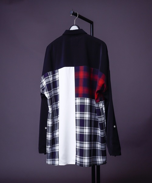 AFYF（エーエフワイエフ）の「AFYFQUAD BIG SHIRT/ビッグシルエット クワッド ビッグシャツ（シャツ/ブラウス・メンズ・ホワイト/ブラック/レッド・FREE）」の17枚目の写真