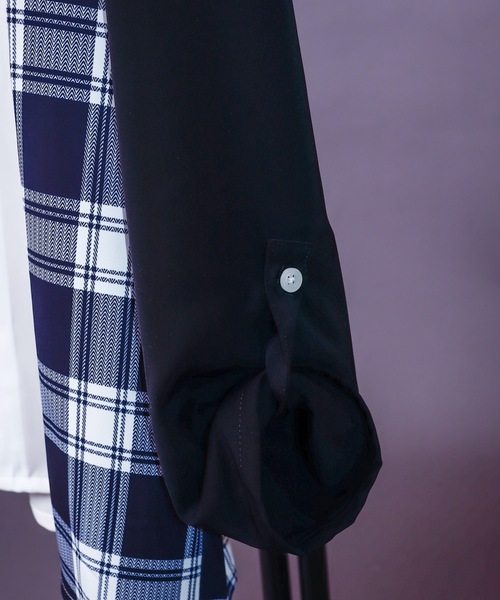AFYF（エーエフワイエフ）の「AFYFQUAD BIG SHIRT/ビッグシルエット クワッド ビッグシャツ（シャツ/ブラウス・メンズ・ホワイト/ブラック/レッド・FREE）」の20枚目の写真