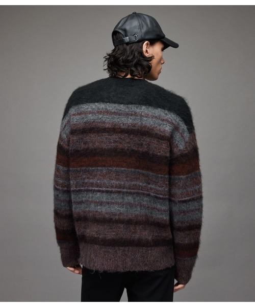 【未使用品】オールセインツ　ALL SAINTS ウールハット　グレー　S/M ALLSAINTS（オールセインツ）の「LEMMY CREW JUMPER | LEMMY