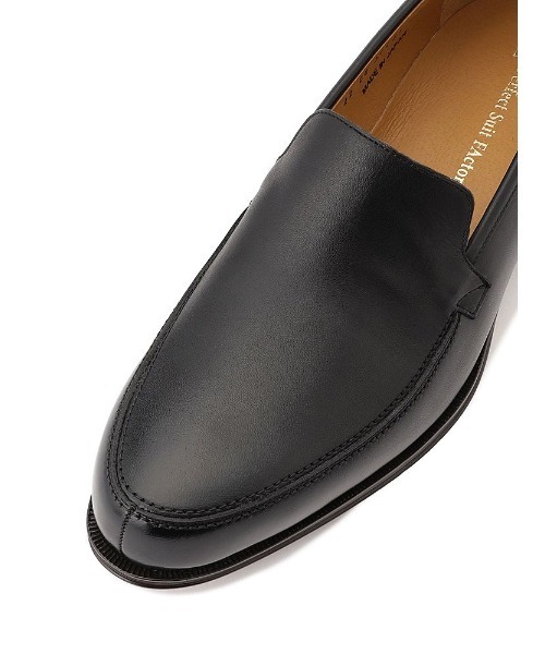 Perfect Suit FActory(パーフェクトスーツファクトリー)の「ヴァンプシューズ ブラック(ドレスシューズ・メンズ・ブラック・26.5cm/26cm/27cm/25.5cm)」の5枚目の写真