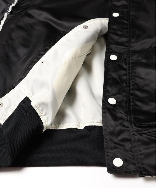 DISCOVERED（ディスカバード）の「CROCHET SLEEVE MA-1（MA-1・メンズ・ブラック/カーキ/ブラック×ホワイト・1/3）」の13枚目の写真