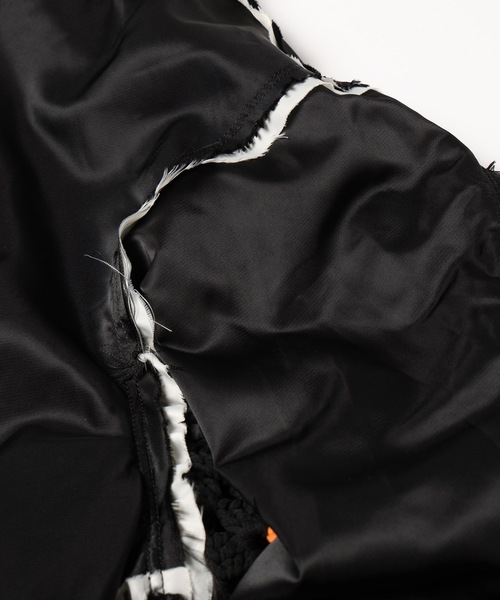 DISCOVERED（ディスカバード）の「CROCHET SLEEVE MA-1（MA-1・メンズ・ブラック/カーキ/ブラック×ホワイト・1/3）」の12枚目の写真