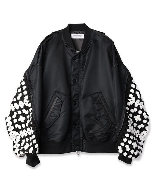 DISCOVERED（ディスカバード）の「CROCHET SLEEVE MA-1（MA-1・メンズ・ブラック/カーキ/ブラック×ホワイト・1/3）」の22枚目の写真